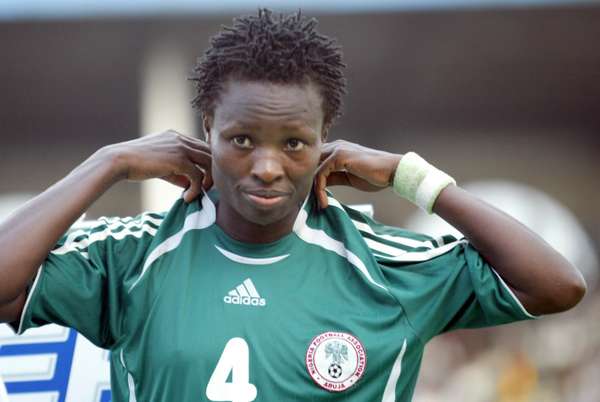 Nigeria's Perpetua Nkwocha holds the record for most goals in a single edition