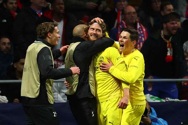 Bodo/Glimt celebrate their winner