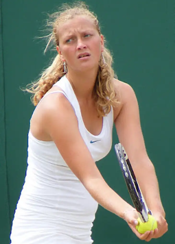 Na juniorce ve Wimbledonu.