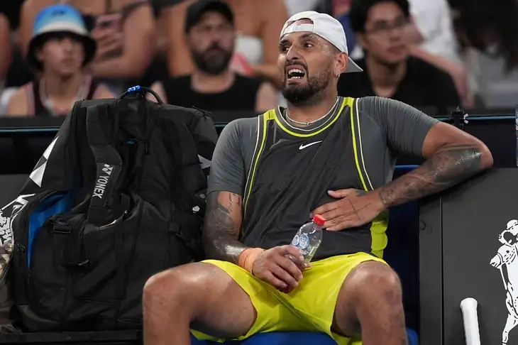 Nick Kyrgios na Australian Open 2025.