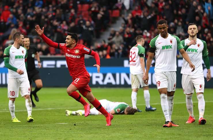 Nadiem Amiri (Bayer Leverkusen) có một pha đi bóng độc diễn tuyệt vời và dứt điểm từ trong vòng cấm, đánh bại thủ môn Tomas Koubek với một cú sút vào góc trái phía dưới. Tỉ số bây giờ là: 2:0.