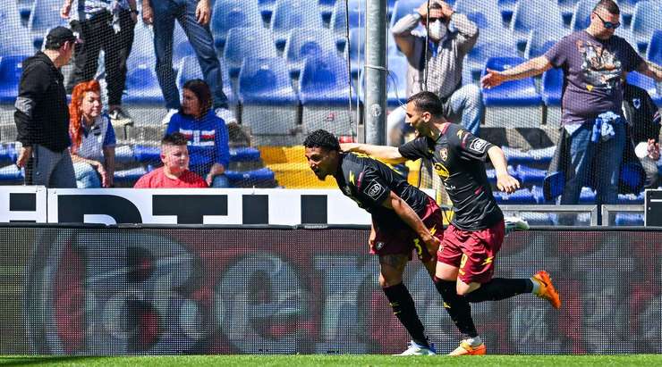 Ederson Ederson (Salernitana) có một pha đi bóng độc diễn tuyệt vời và dứt điểm từ trong vòng cấm, đánh bại thủ môn Emil Audero với một cú sút chìm vào giữa khung thành. Tỉ số bây giờ là: 0:2.