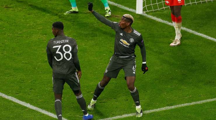 Khoảnh khắc đen đủi của Ibrahima Konate (RB Leipzig), anh đã ghi một bàn phản lưới nhà.