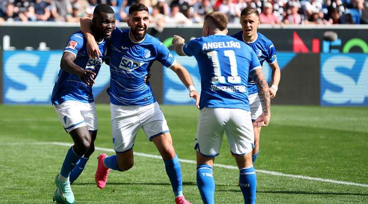 Vào! Angelino thực hiện một đường chuyền đến chân Ihlas Bebou (Hoffenheim) và cầu thủ này tung một cú sút từ trong vòng cấm, đưa bóng vào góc thấp bên phải mành lưới. Tỉ số là 3:0.
