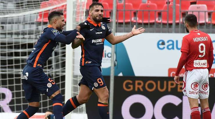 Andy Delort (Montpellier) đột phá trước khi nhận một đường chuyền tuyệt vời của đồng đội và tung một cú sút chuẩn xác để đánh bại thủ môn. Quả bóng bay vào góc thấp bên phải khung thành.