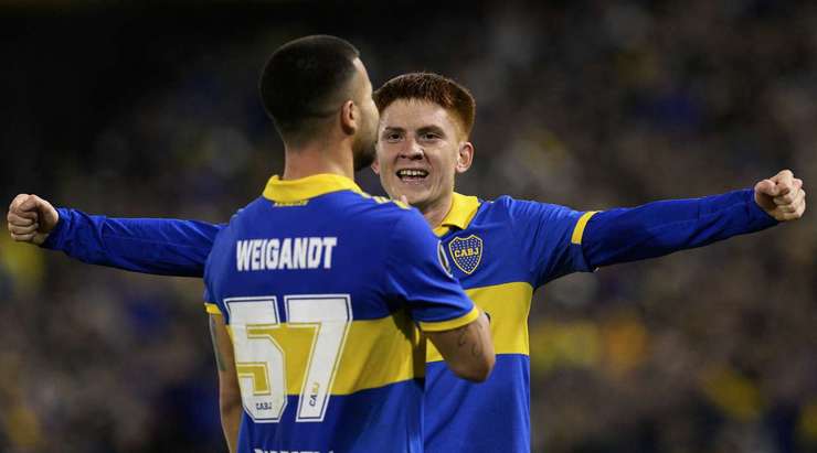Martin Payero thực hiện một quả tạt rất tốt cho Marcelo Weigandt (Boca Juniors), người đã tìm thấy khoảng trống trong vòng cấm để đưa bóng vào lưới.