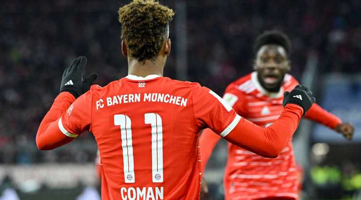 Kingsley Coman (Bayern Munich) có một pha đi bóng độc diễn tuyệt vời và dứt điểm từ trong vòng cấm, đánh bại thủ môn Frederik Ronnow với một cú sút vào góc phải phía dưới. Tỉ số bây giờ là: 2:0.