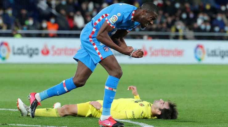 Bóng bật ra và đến chân của Geoffrey Kondogbia (Atl. Madrid) ở ngay bên ngoài vòng cấm. Anh không hề do dự và tung một cú sút chìm rất căng vào ngay giữa khung thành. Pha dứt điểm không thực sự hiểm hóc, nhưng đủ để đánh bại thủ môn Geronimo Rulli và tỉ số đã được nâng lên 2:2.