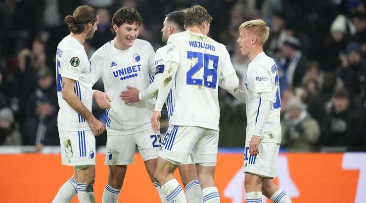 Jonas Older Wind (FC Copenhagen) đột phá trước khi nhận một đường chuyền tuyệt vời của đồng đội và tung một cú sút chuẩn xác để đánh bại thủ môn. Quả bóng bay vào góc thấp bên phải khung thành.