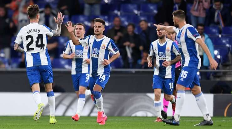 Jonathan Calleri (Espanyol) nhận một đường chuyền sát thủ, đặt anh vào thế đối mặt với thủ môn và anh đã ghi bàn với một cú sút lạnh lùng vào góc cao bên trái khung thành. Một cú sút hoàn hảo.