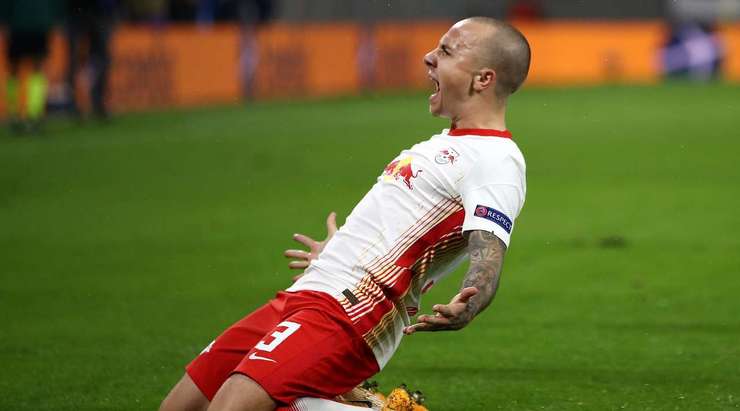Vào! Kevin Kampl thực hiện một quả tạt vào vòng cấm và kiến tạo thành công cho Angelino (RB Leipzig), người đã đón bóng và dứt điểm gọn gàng vào sát phía trong cột dọc bên phải. Tỉ số đã được nâng lên 1:0.