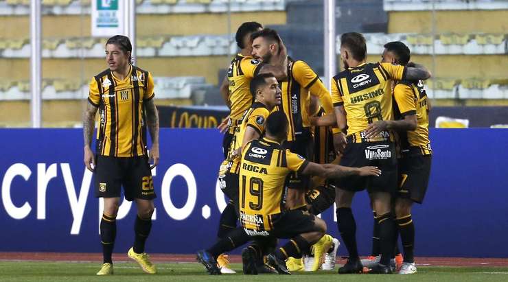 Michael Ortega thực hiện quả phạt góc, Enrique Triverio (The Strongest) là người nhận được bóng ngay trong vòng 5m50 và anh đánh bại thủ môn với một cú sút tốt vào góc cao bên phải. Tỉ số là 1:0.