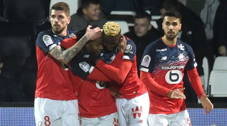 Renato Sanches (Lille) xâm nhập vòng cấm trước khi nhận một đường chuyền tuyệt vời của đồng đội và tung một cú sút chuẩn xác để đánh bại thủ môn. Quả bóng bay vào góc thấp bên trái khung thành.