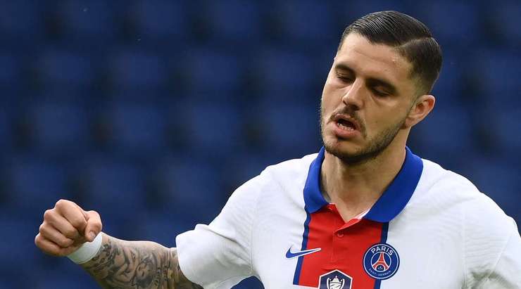 Mauro Icardi (Paris SG) đón một đường chuyền chính xác vào sâu bên trong vòng cấm từ Julian Draxler, và cầu thủ này đã đánh bại thủ môn với một cú sút chìm chuẩn xác vào chính giữa khung thành. Tỉ số được nâng lên 1:0.