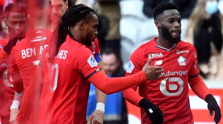 Renato Sanches có một đường căng ngang xuất sắc vào trong vòng cấm. Jonathan Bamba (Lille) đón bóng và đánh đầu từ cự li gần vào phía trong cột dọc bên phải, đánh bại thủ môn Ouparine Djoco. Một tình huống thể hiện sự nhạy bén cũng như khả năng dứt điểm thượng hạng. Tỉ số là 1:0.
