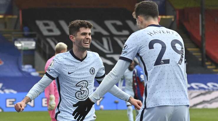 Vào! Kai Havertz kiến tạo cho Christian Pulisic (Chelsea) một đường chuyền tốt trong vòng cấm. Nó cho phép anh ấy dứt điểm với một cú sút hiểm hóc vào góc cao bên trái. 0:2.