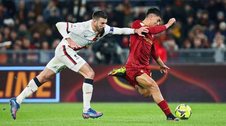 Paulo Dybala (AS Roma) kết thúc nỗ lực đi bóng đẹp mắt của mình với một cú sút xuất sắc từ trong vòng cấm. Bóng đi vào góc bên trái khung thành và Josep Martinez chỉ có thể vào lưới nhặt bóng. Tỉ số là 1:0.