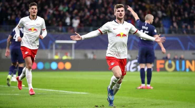 Timo Werner (RB Leipzig) có một bàn thắng bị từ chối vì lỗi việt vị!