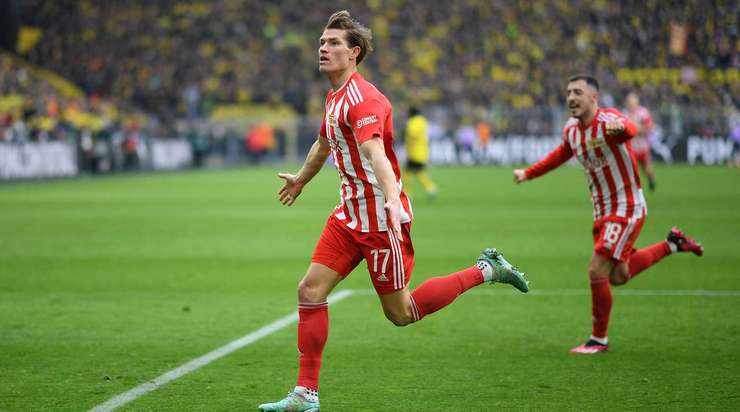Vào! Kevin Behrens (Union Berlin) nhận một đường chuyền ngắn rất vừa tầm từ Sheraldo Becker ở một vị trí bên trong vòng cấm, anh lách người và tung một cú sút không thể cản phá vào góc thấp bên phải khung thành. Tỉ số là 1:1.