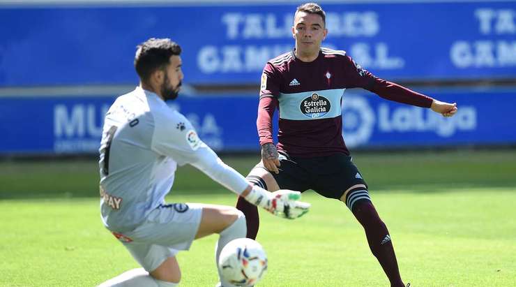 Vào! Nolito thực hiện một đường chuyền đến chân Iago Aspas (Celta Vigo) và cầu thủ này tung một cú sút từ trong vòng cấm, đưa bóng vào góc thấp bên trái mành lưới. Tỉ số là 0:2.