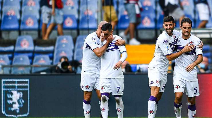 Vào! Giacomo Bonaventura (Fiorentina) sút bóng bật ra vào góc trái phía dưới sau khi bóng đến chỗ anh ấy trong vòng cấm. Tỉ số là 0:2.