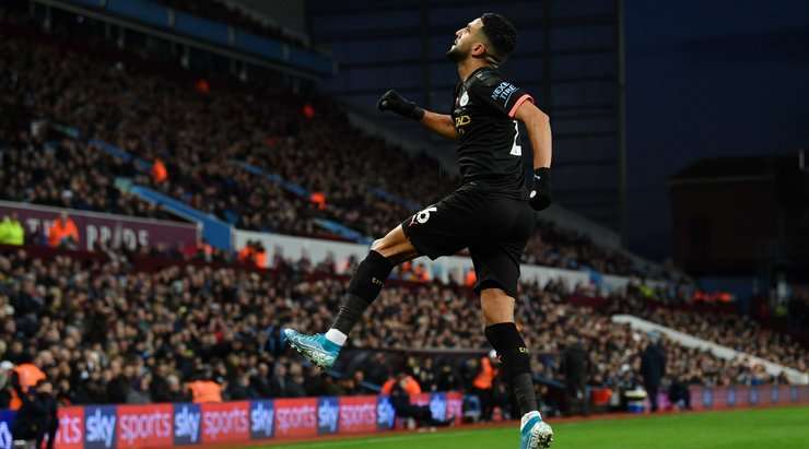 Riyad Mahrez (Manchester City) có một pha đi bóng độc diễn tuyệt vời và dứt điểm từ trong vòng cấm, đánh bại thủ môn Orjan Nyland với một cú sút vào góc phải phía dưới. Tỉ số bây giờ là: 0:1.