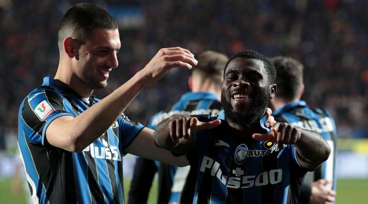 Jeremie Boga (Atalanta) kết thúc nỗ lực đi bóng đẹp mắt của mình với một cú sút xuất sắc từ trong vòng cấm. Bóng đi vào góc bên phải khung thành và Pietro Terracciano chỉ có thể vào lưới nhặt bóng. Tỉ số là 2:1.