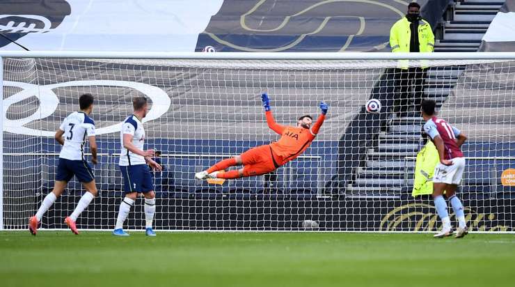 Một bàn phản lưới do lỗi của Sergio Reguilon (Tottenham), anh nỗ lực phá bóng ra xa, nhưng lại xui xẻo làm bóng đổi hướng, đi vào sát mép trong cột dọc bên phải khung thành đội nhà.