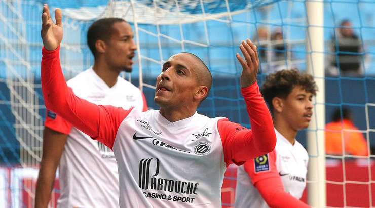 Khalil Fayad tung một cú sút nguy hiểm và bóng đi trúng người thủ môn bật ra. Wahbi Khazri (Montpellier) đang đứng ở bên trong vòng cấm liền có mặt kịp thời và dứt điểm nhanh, đưa bóng vào góc thấp bên phải. Tỉ số bây giờ là 0:1.