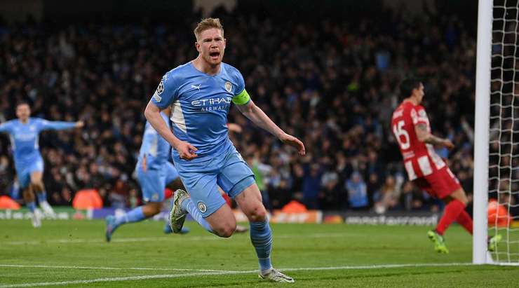 Vào! Phil Foden nạp đạn cho Kevin De Bruyne (Manchester City) ở một vị trí bên trong vòng cấm, và cầu thủ này đã giữ được cái đầu lạnh để sút bóng vào góc thấp bên trái khung thành. Tỉ số là 1:0.
