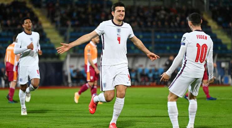 Một quả phạt góc hoàn hảo! Harry Maguire (Anh) đón đường treo bóng vào và tung một cú đánh đầu uy lực từ gần chấm phạt đền vào góc phải phía dưới, nâng tỉ số trận đấu ngày hôm nay lên 0:1.