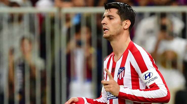 Vào! Alvaro Morata (Atl. Madrid) giành chiến thắng trên chấm phạt đền bằng một cú sút không thể cản phá, vượt qua tầm với của thủ môn Neto vào góc thấp bên phải.