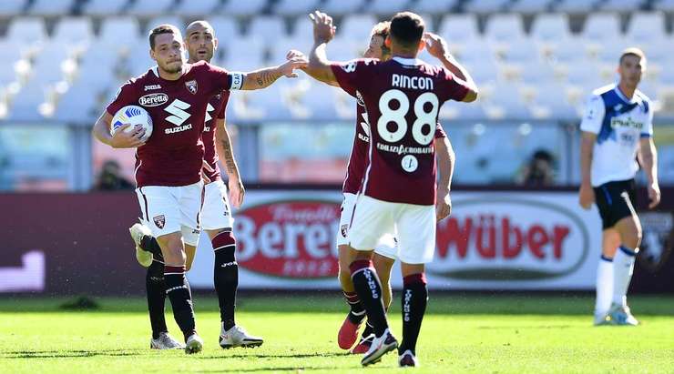 Một đường chuyền bổng hoàn hảo từ Mergim Vojvoda tìm đến Andrea Belotti (Torino), người đã nhảy cao nhất và đánh đầu từ cự li gần vào góc phải khung thành. Pha dứt điểm có lực và đủ chính xác để hoàn toàn loại bỏ thủ môn Marco Sportiello. Tỉ số bây giờ là: 2:3.