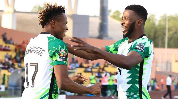 Samuel Chukwueze (Nigeria) đón một đường chuyền chính xác vào sâu bên trong vòng cấm từ Moses Simon, và cầu thủ này đã đánh bại thủ môn với một cú sút chìm chuẩn xác vào chính giữa khung thành. Tỉ số được nâng lên 1:0.