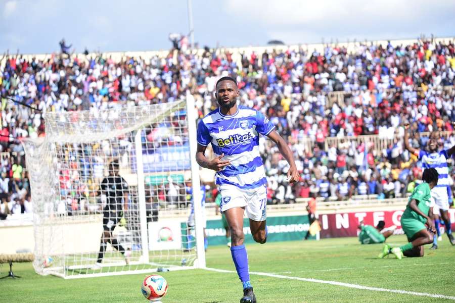 Julius Masaba scored to help AFC Leopards defeat rivals Gor Mahia on Sunday. Julius Masaba scored to help AFC Leopards defeat rivals Gor Mahia on Sunday.