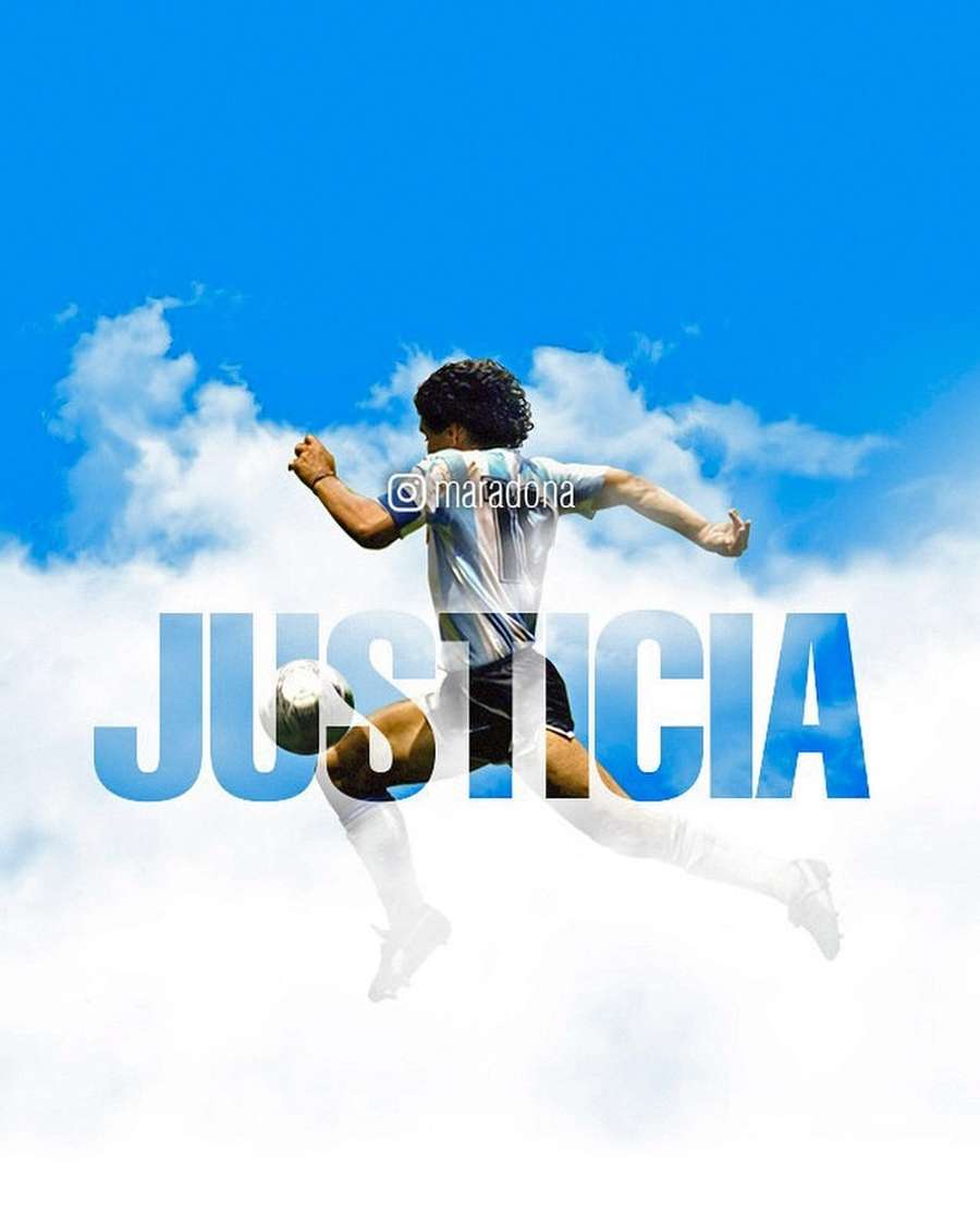 Maradona morreu aos 60 anos no dia 25 de novembro de 2020