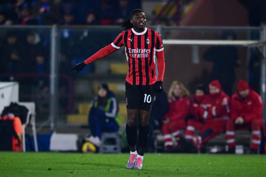 Rafael Leão ao serviço do AC Milan