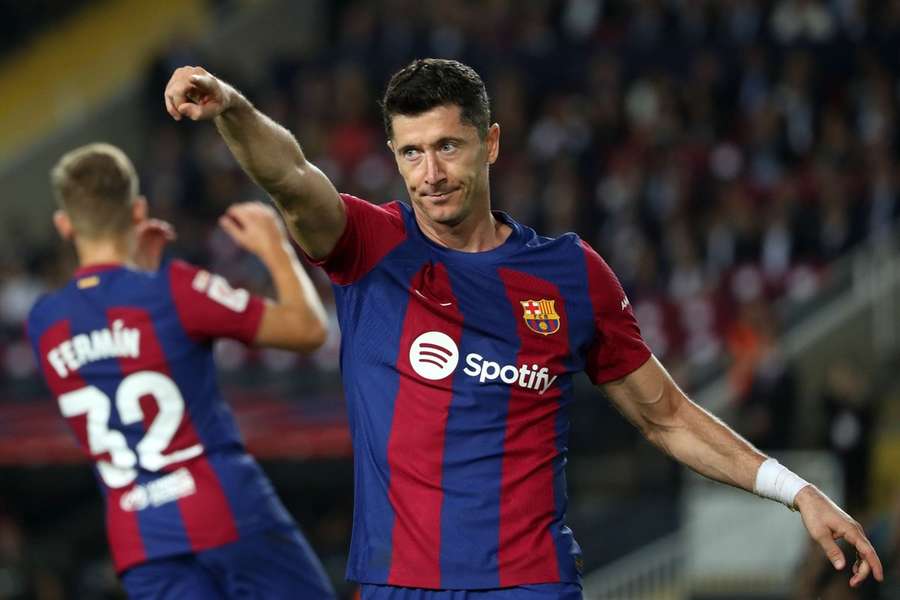 Robert Lewandowski kwam vorig seizoen voor 45 miljoen euro over van Bayern München