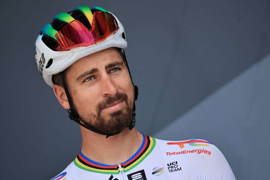 O antigo campeão mundial de ciclismo, Peter Sagan