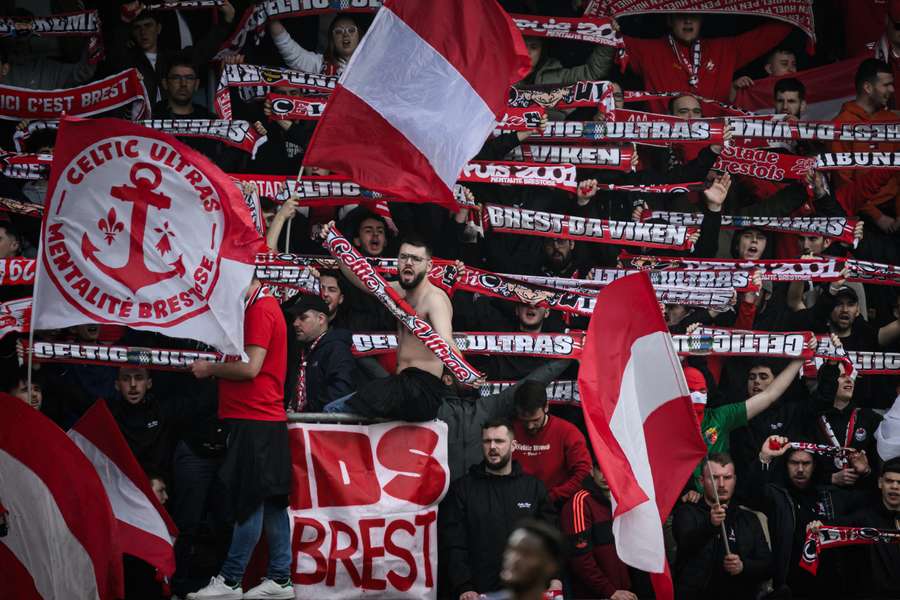 Les supporters de Brest vivent une saison inoubliable