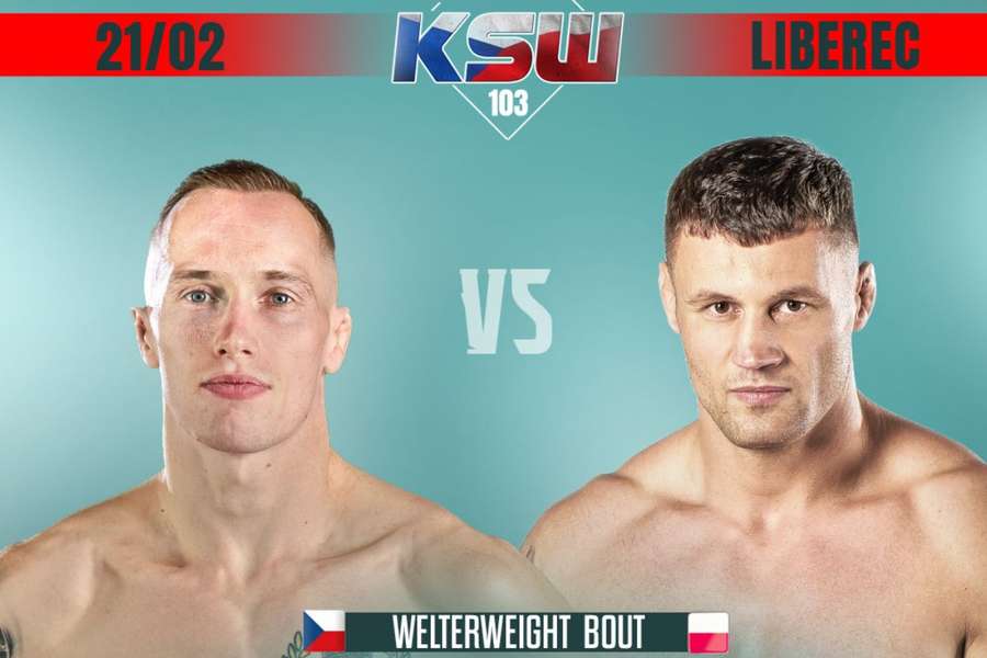 Czesko-polskie starcie w wadze półśredniej dodane do karty walk KSW 103 Czesko-polskie starcie w wadze półśredniej dodane do karty walk KSW 103