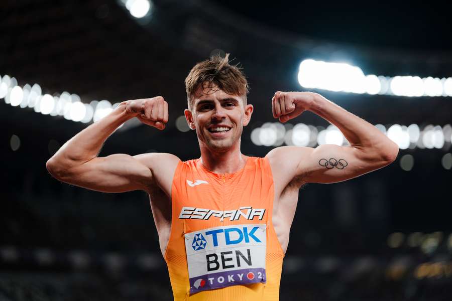 Adrián Ben, a la final del 1.500 metros en su debut en la distancia en un Mundial