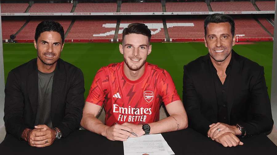 Declan Rice este semnătura de marcă a lui Arsenal din vară