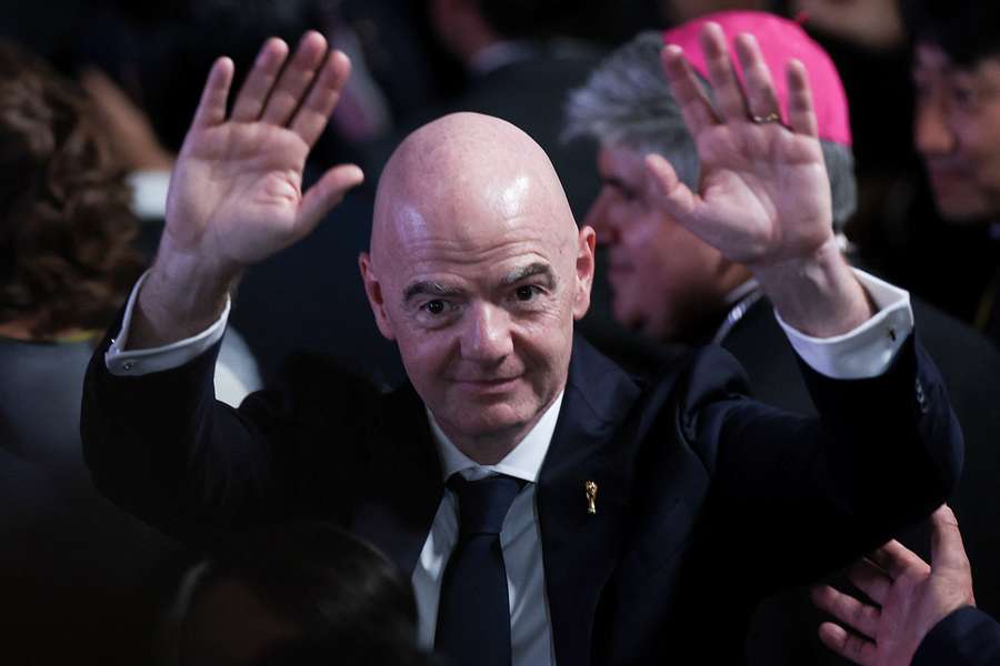 El presidente de la FIFA, Gianni Infantino, en Colombia el viernes