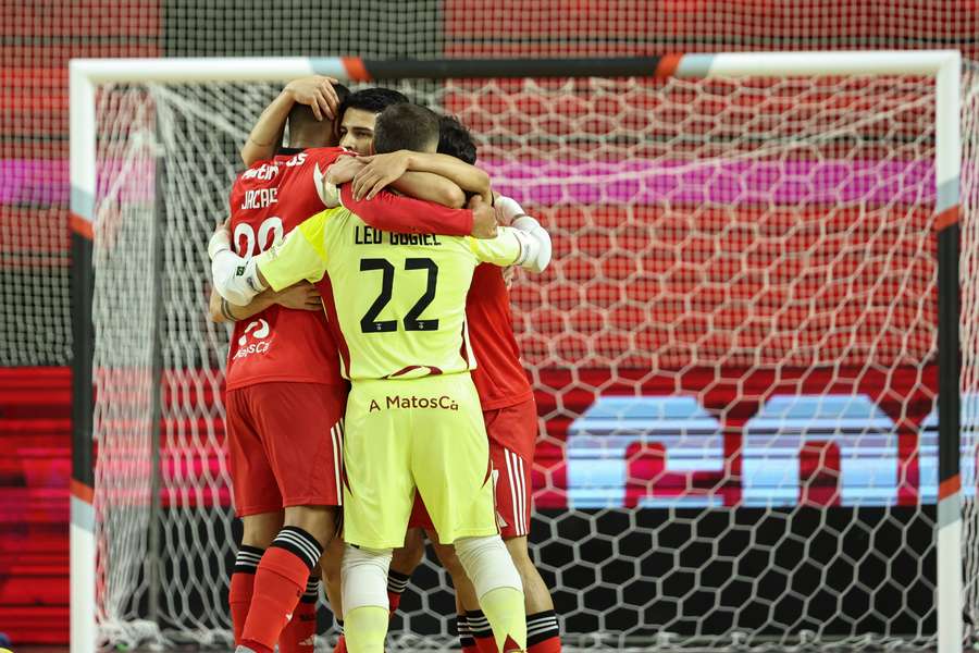 Benfica eliminou o Leões de Porto Salvo e está nas meias-finais da Taça de Portugal de futsal