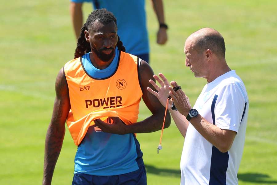 Allegri con Anguissa, uno degli scontenti Allegri con Anguissa, uno degli scontenti