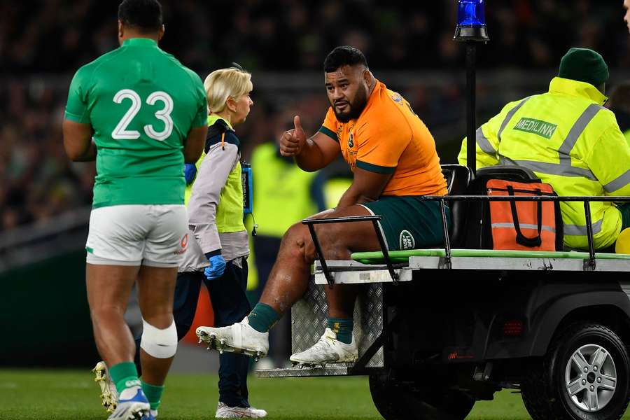 Taniela Tupou suffered a hamstring injury during their side's win over Georgia