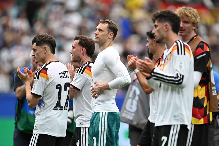 Das DFB-Team war nach dem gelungenen Auftakt rundum zufrieden Das DFB-Team war nach dem gelungenen Auftakt rundum zufrieden