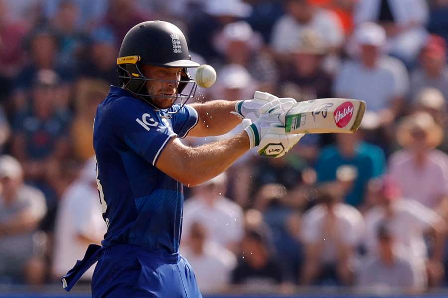 England's Jos Buttler in action
