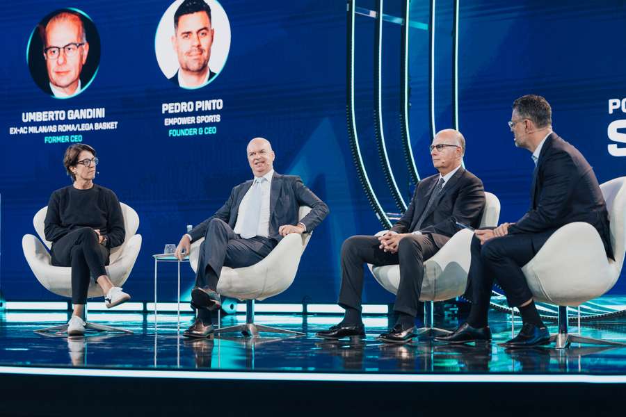 Fassone was one of the speakers at the first Portugal Football Summit panel. Fassone was one of the speakers at the first Portugal Football Summit panel.